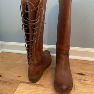 Sofft Sharnell Lace Up Boots (Camel)